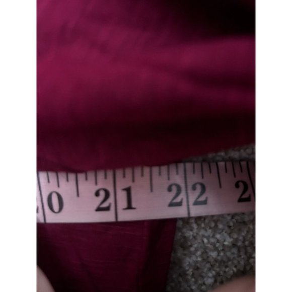 Torrid Super Soft Beet Red Slub Drape Open Cardigan Large (0) - Picture 6 of 7